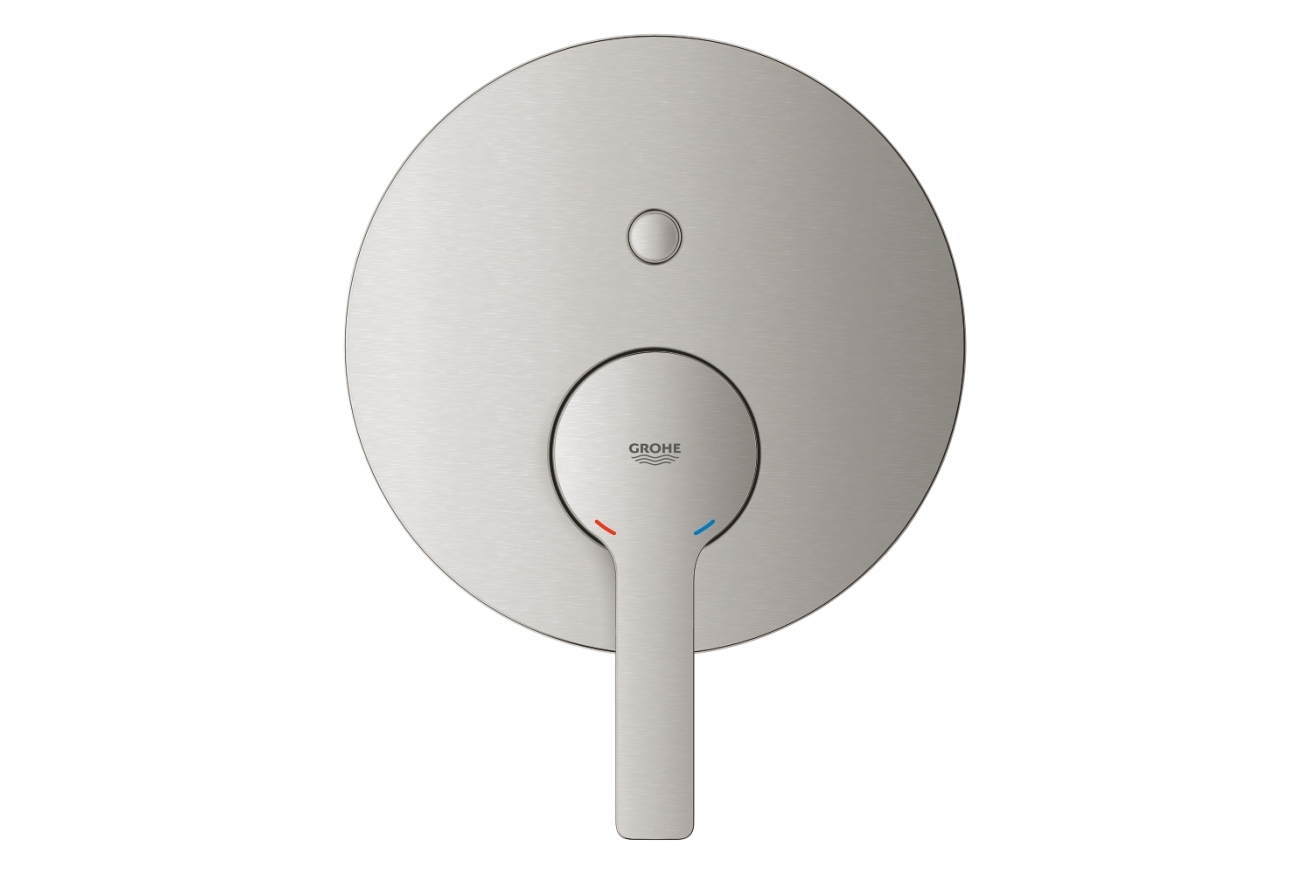 Внешняя часть смесителя для ванны GROHE Lineare, суперсталь (24064DC1)