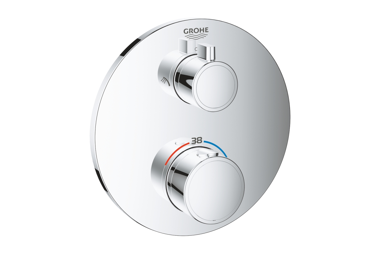 Набор для душа GROHE Grohtherm с верхним душем Tempesta 250, хром (1039960000)