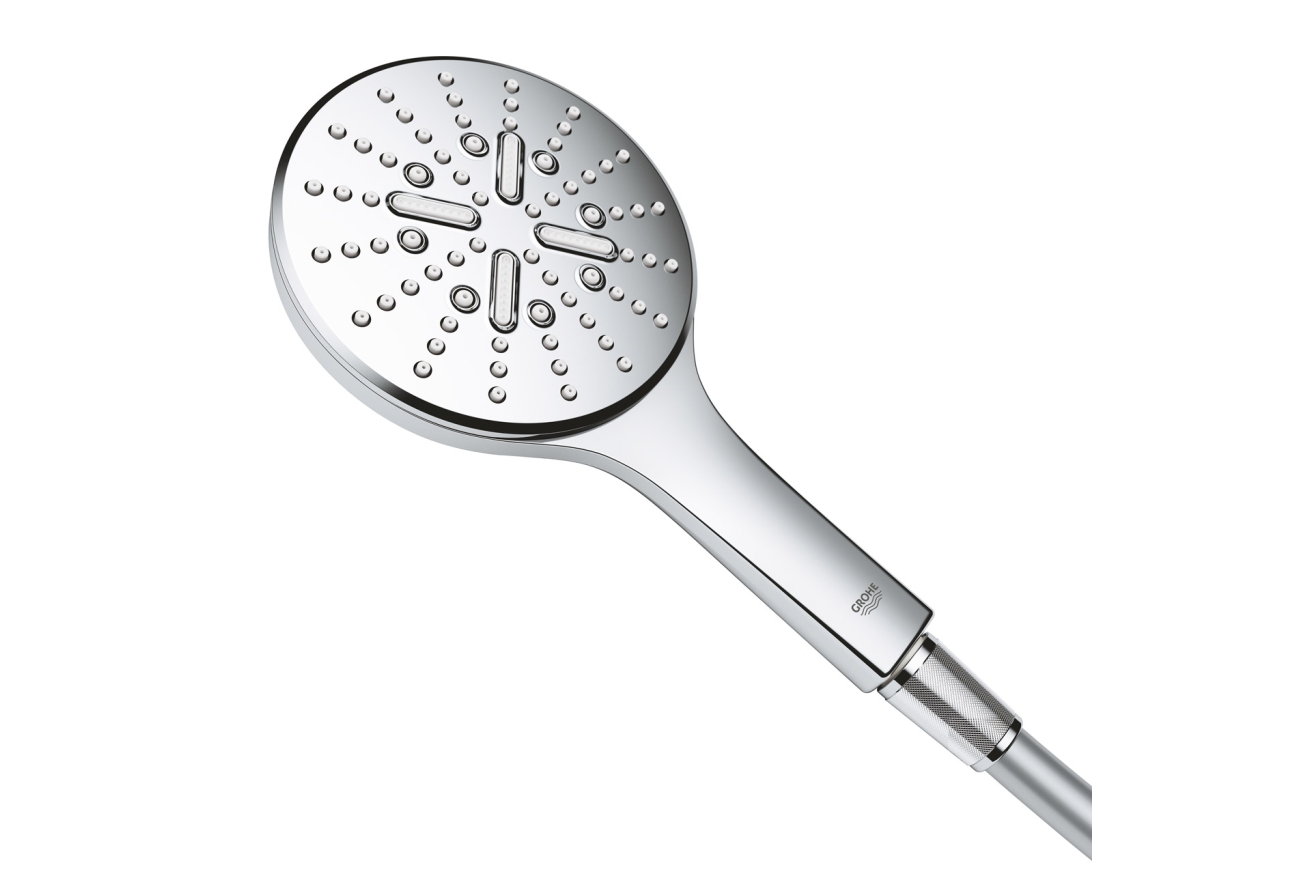 Ручной душ GROHE Rainshower SmartActive 130, 12 л/мин, 3 режима, хром (26544000)