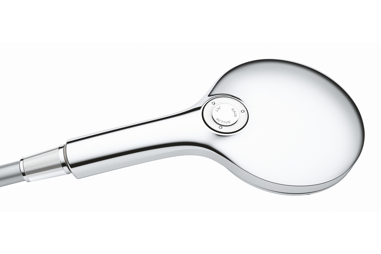 Ручной душ GROHE Rainshower SmartActive 130, 12 л/мин, 3 режима, хром (26544000)