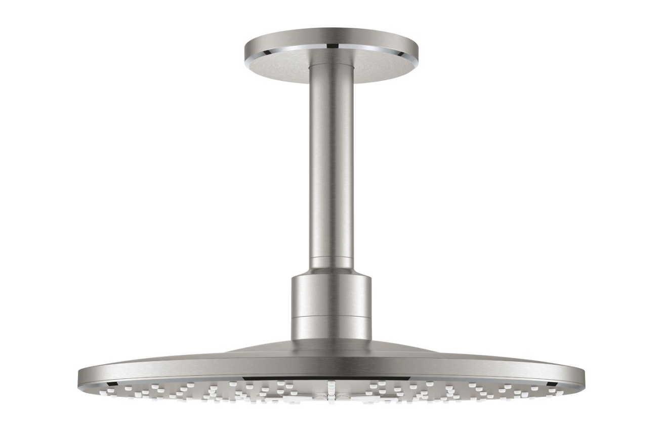 Верхний душ GROHE Rainshower 310 SmartActive, 2 режима, 142 мм, суперсталь (26477DC0)