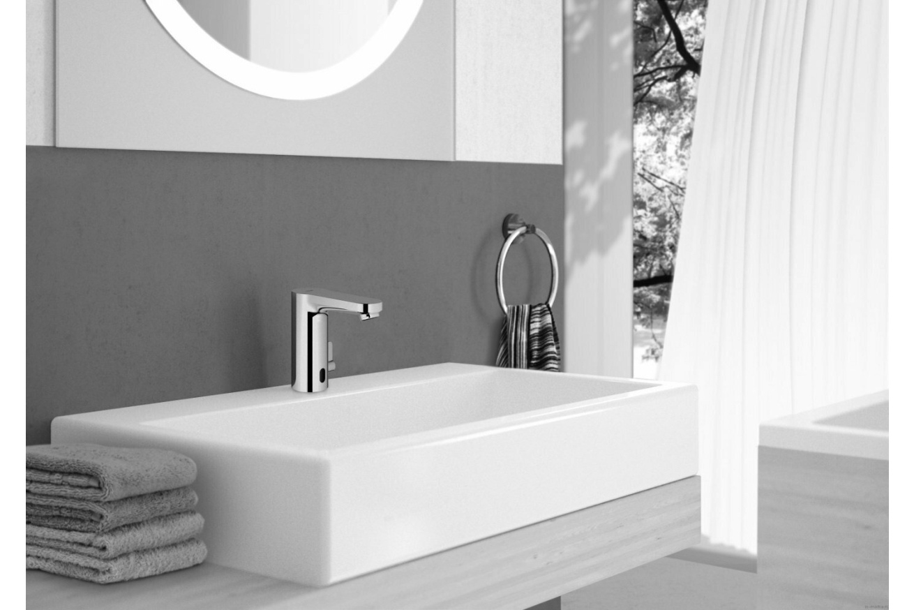 Смеситель для раковины GROHE Eurosmart Cosmopolitan E инфракрасный, хром (36327001)