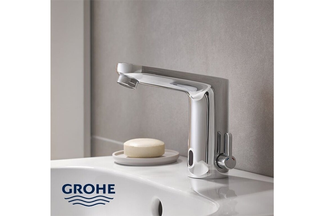 Смеситель для раковины GROHE Eurosmart Cosmopolitan E инфракрасный, хром (36327001)