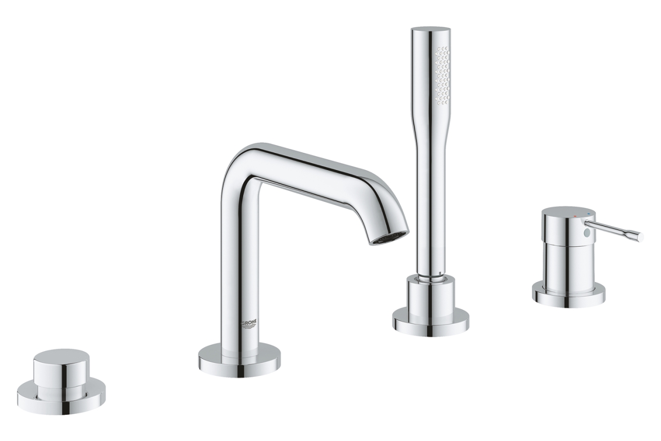 Смеситель для ванны GROHE Essence на 4 отверстия, хром (25251001)