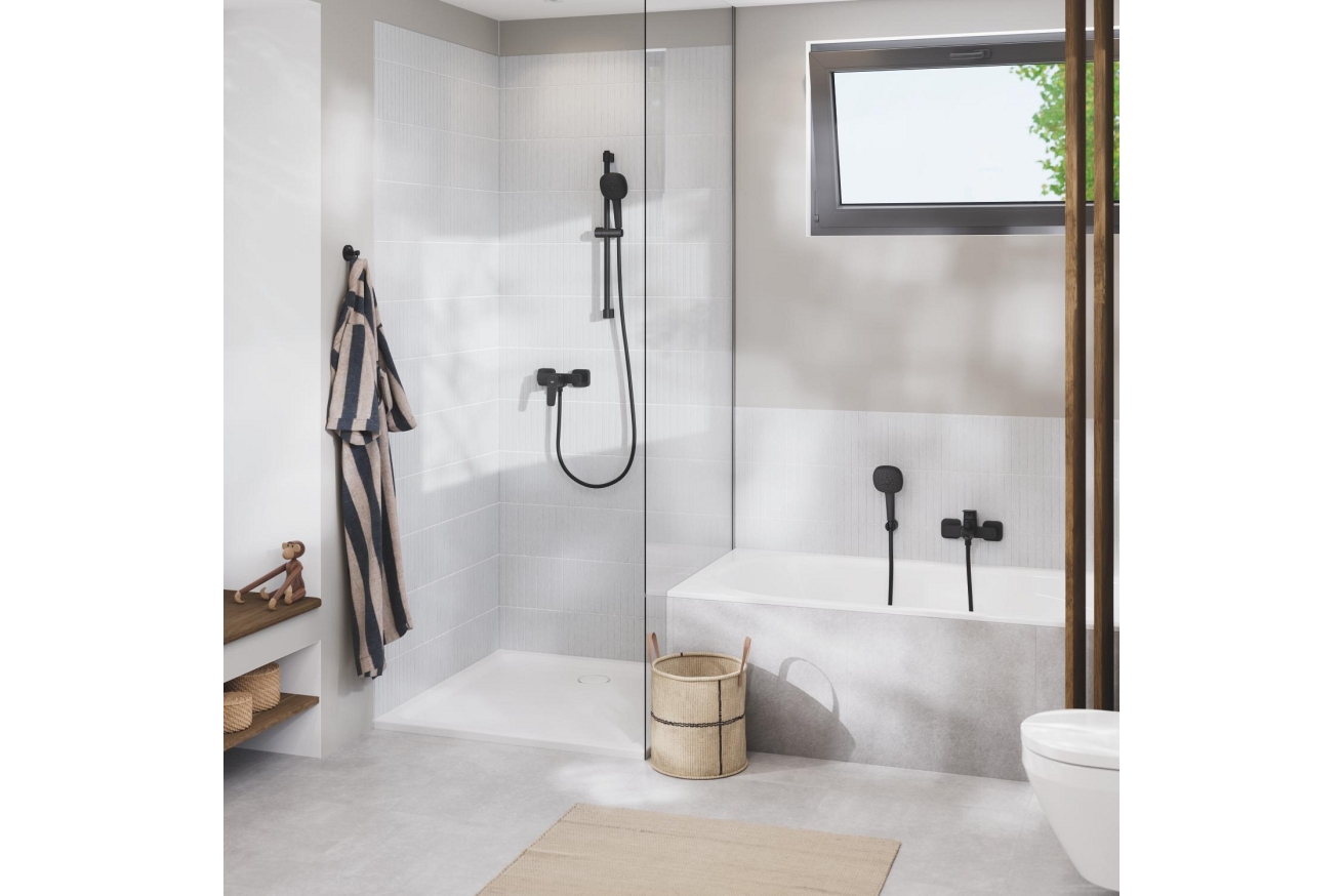 Набор для душа GROHE Cubeo, матовый черный (1018252430)