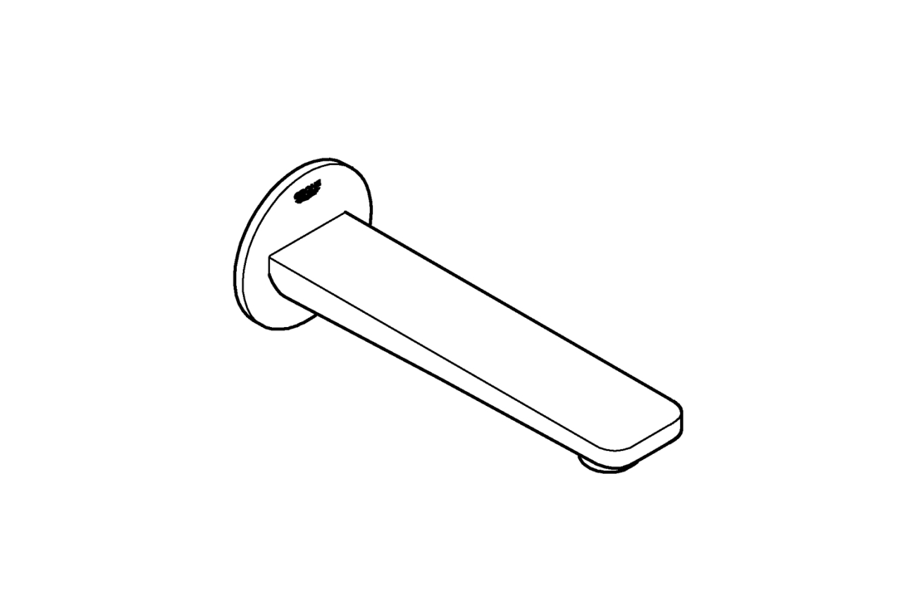 Излив для ванны GROHE Lineare, хром (13383001)