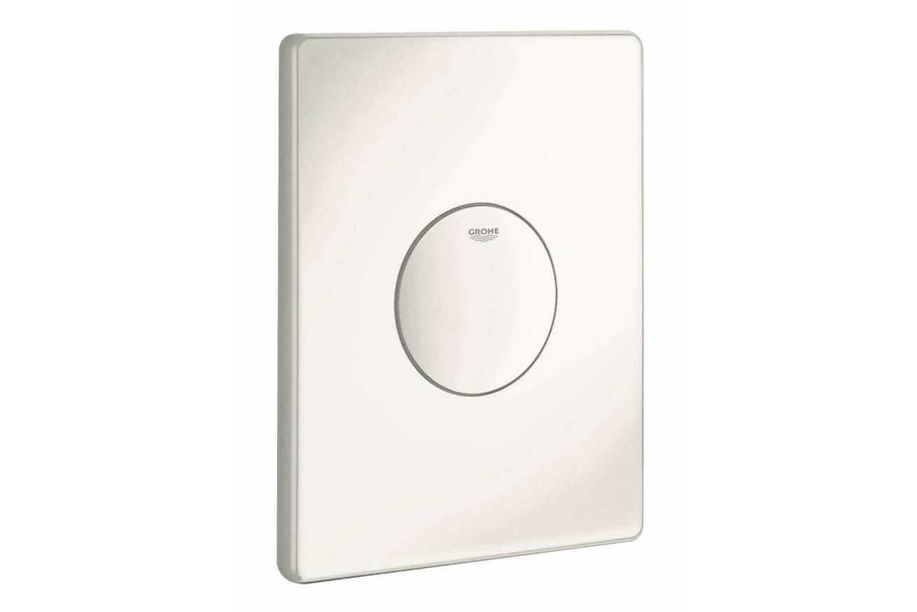 Панель смыва для унитаза GROHE Skate, 1 режим, альпин-белый (38573SH0)