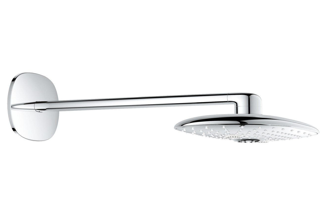 Верхний душ с кронштейном GROHE Rainshower DUO 360 мм, хром (26254000)