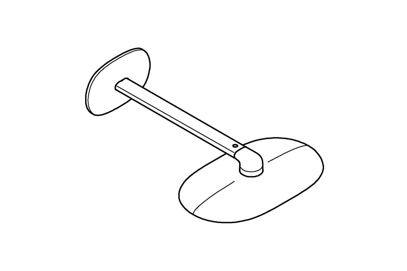 Верхний душ с кронштейном GROHE Rainshower DUO 360 мм, хром (26254000)