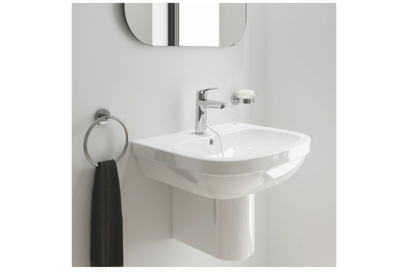 Смеситель для раковины GROHE Eurosmart с цепочкой, M-Size, хром (23323003)