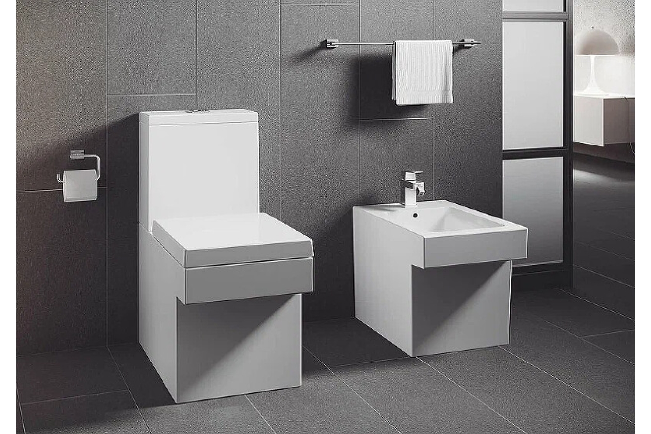 Смеситель для биде GROHE Eurocube с донным клапаном, хром (23138000)