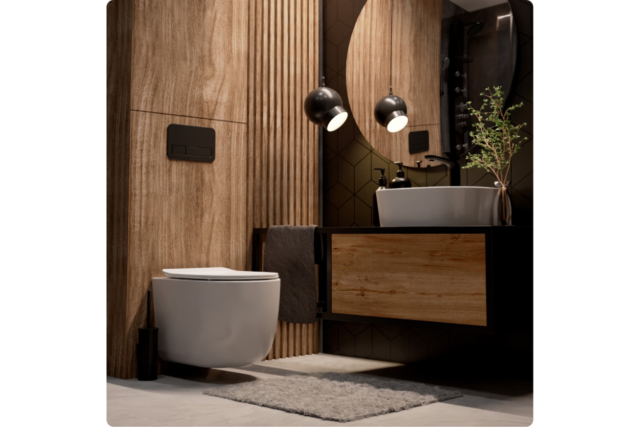 Комплект инсталляции GROHE Rapid SL NW0145/S с унитазом AQUAme AQM2012 и сиденьем с микролифтом, смыв Quiet (NW0279)
