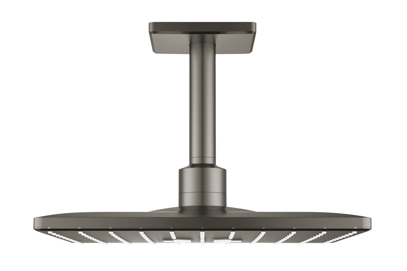 Верхний душ GROHE Rainshower 310 SmartActive Cube, 2 режима, 142 мм, темный графит матовый (26481AL0)