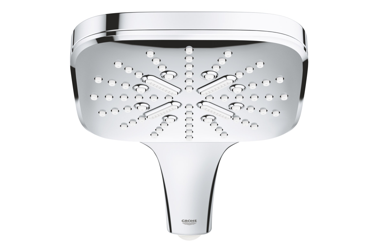 Ручной душ GROHE Rainshower SmartActive 130 Cube, 12 л/мин, 3 режима, хром (26550000)