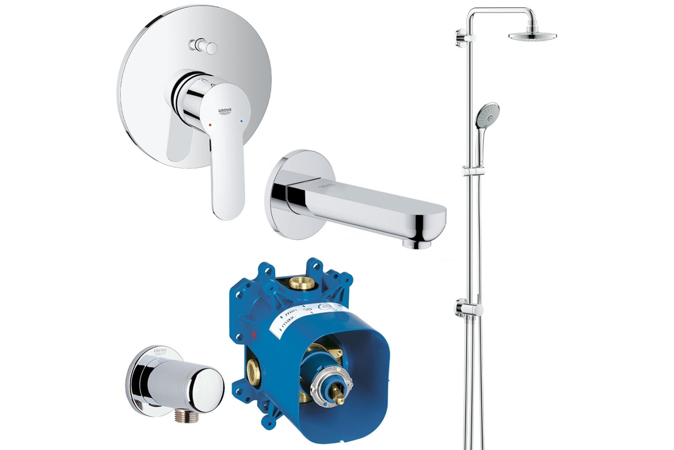 Готовый комплект для душа GROHE Eurostyle Cosmopolitan (NSB0055)