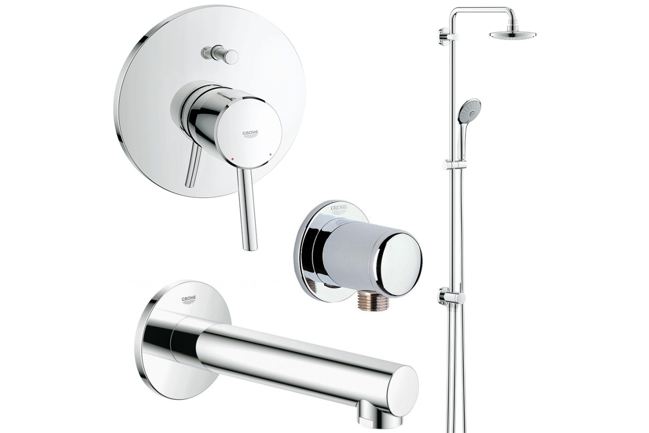 Готовый комплект для душа GROHE Concetto (NSB0058)
