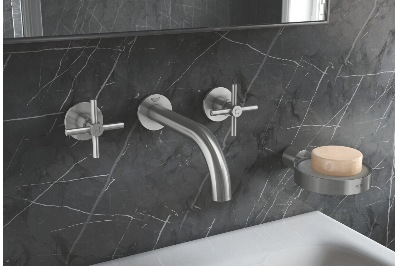 Внешняя часть смесителя для раковины GROHE Atrio на 3 отверстия, хром (20164003)