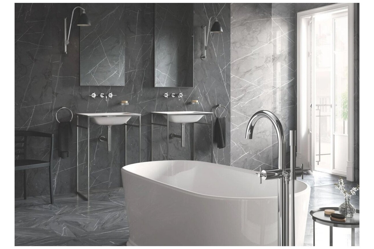 Внешняя часть смесителя для раковины GROHE Atrio на 3 отверстия, хром (20164003)