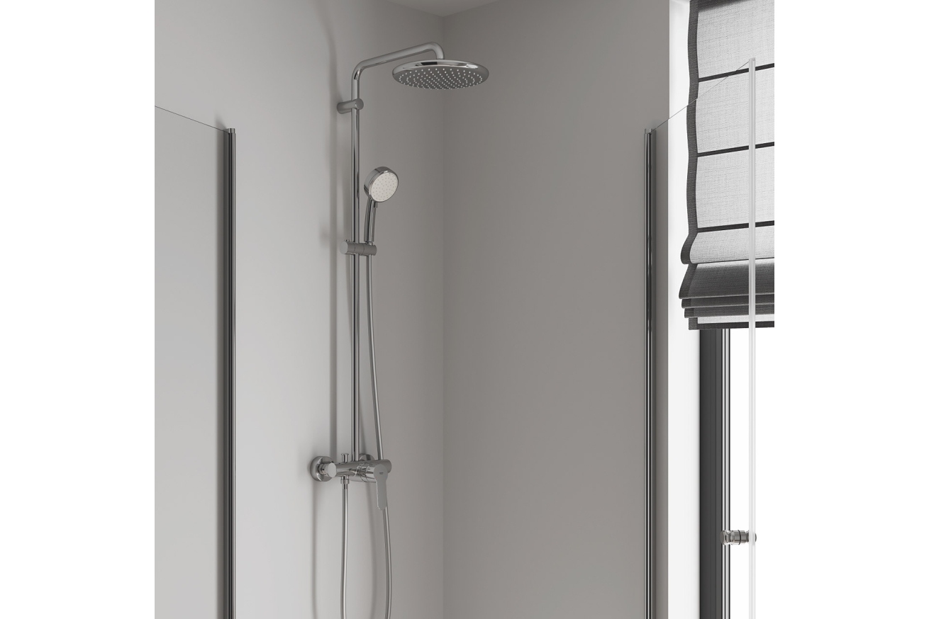 Душевая система GROHE Tempesta Cosmopolitan System 250 со смесителем для душа, хром (26673000)