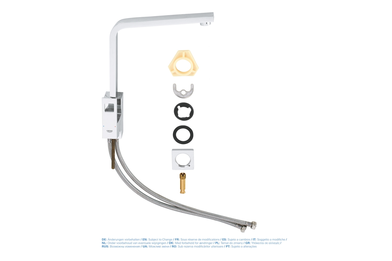Смеситель для кухни GROHE Eurocube, хром (31255000)