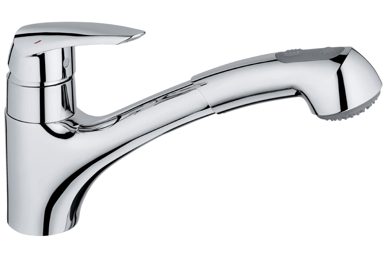 Смеситель для кухни GROHE Eurodisc, хром (32257001)