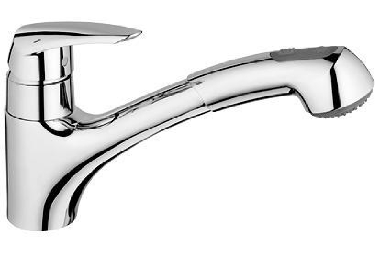 Смеситель для кухни GROHE Eurodisc, хром (32257001)