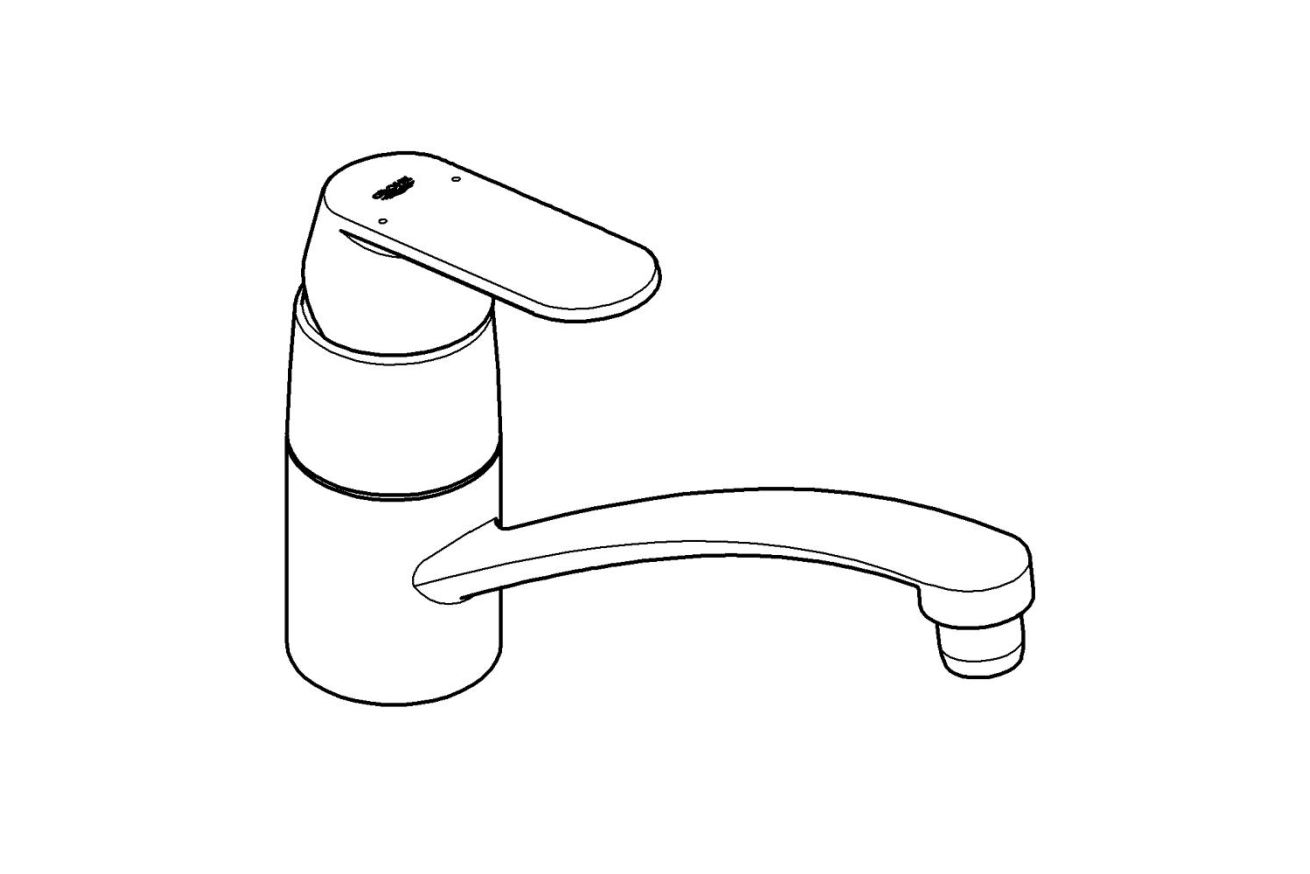 Смеситель для кухни GROHE Eurosmart Cosmopolitan, хром (31170000)