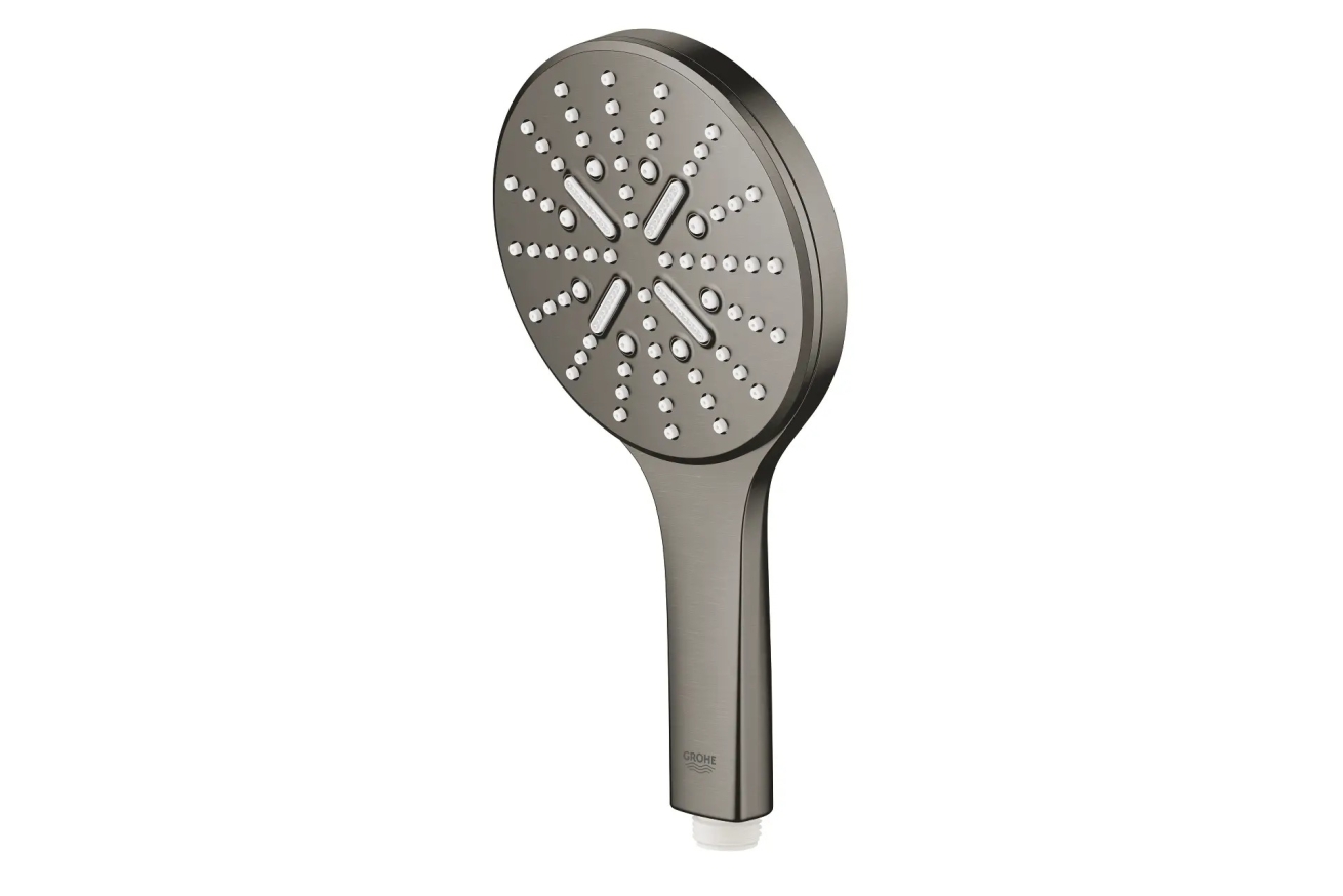 Ручной душ GROHE Rainshower SmartActive 130, 3 режима, темный графит матовый (26574AL0)