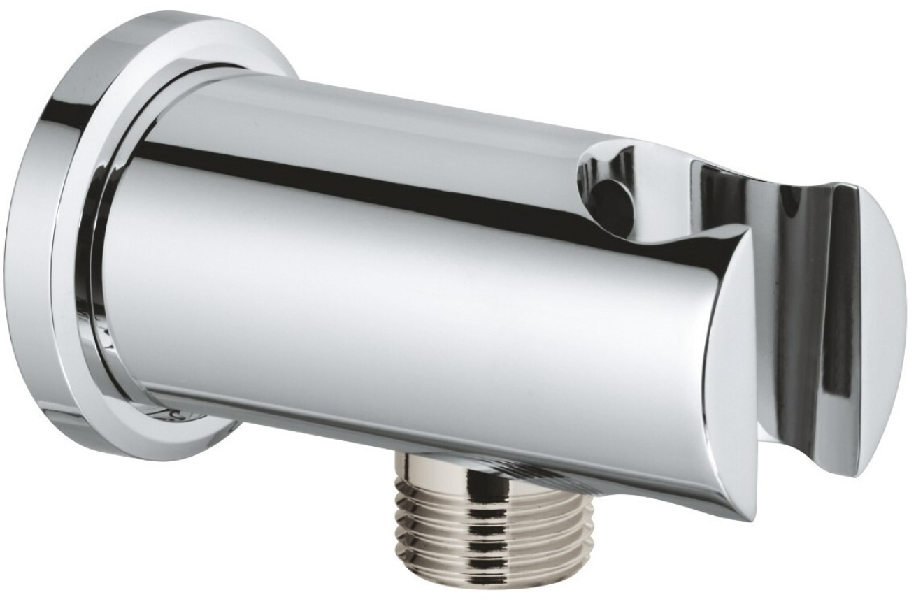 Подключение для душевого шланга с держателем ручного душа GROHE Rainshower, кругл. розетка (26658000)
