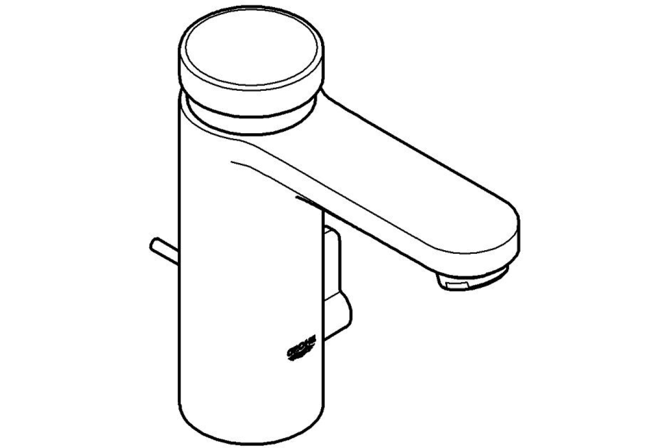 Смеситель для раковины GROHE Eurosmart Cosmopolitan T автоматический, хром (36318000)