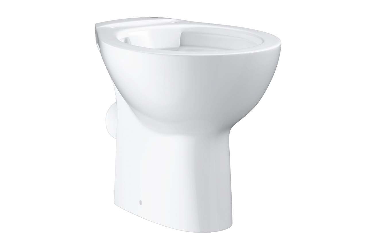 Унитаз напольный безободковый GROHE Bau Ceramic с бачком и сиденьем с микролифтом (NW0051)