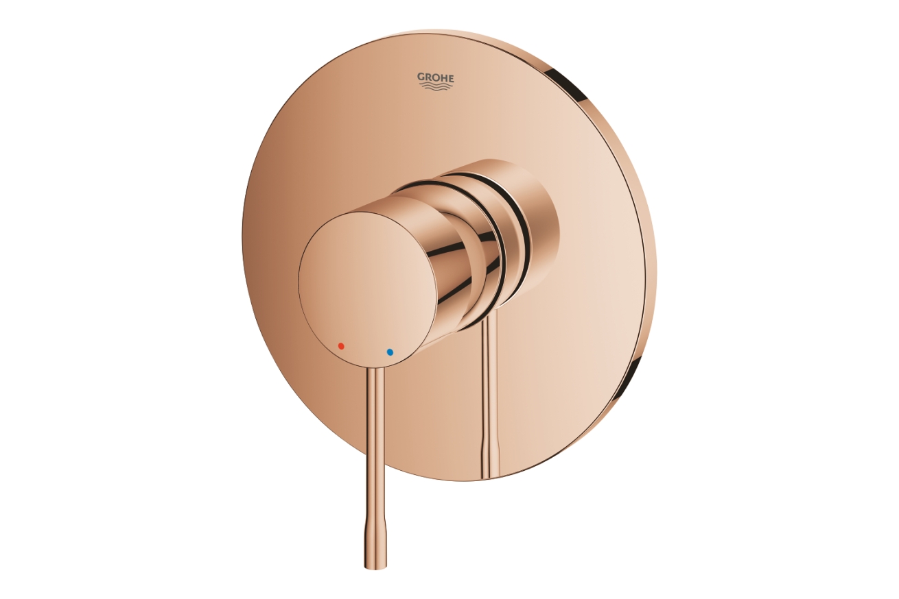Внешняя часть смесителя для душа GROHE Essence скрытого монтажа, круглая, теплый закат глянец (24168DA1)