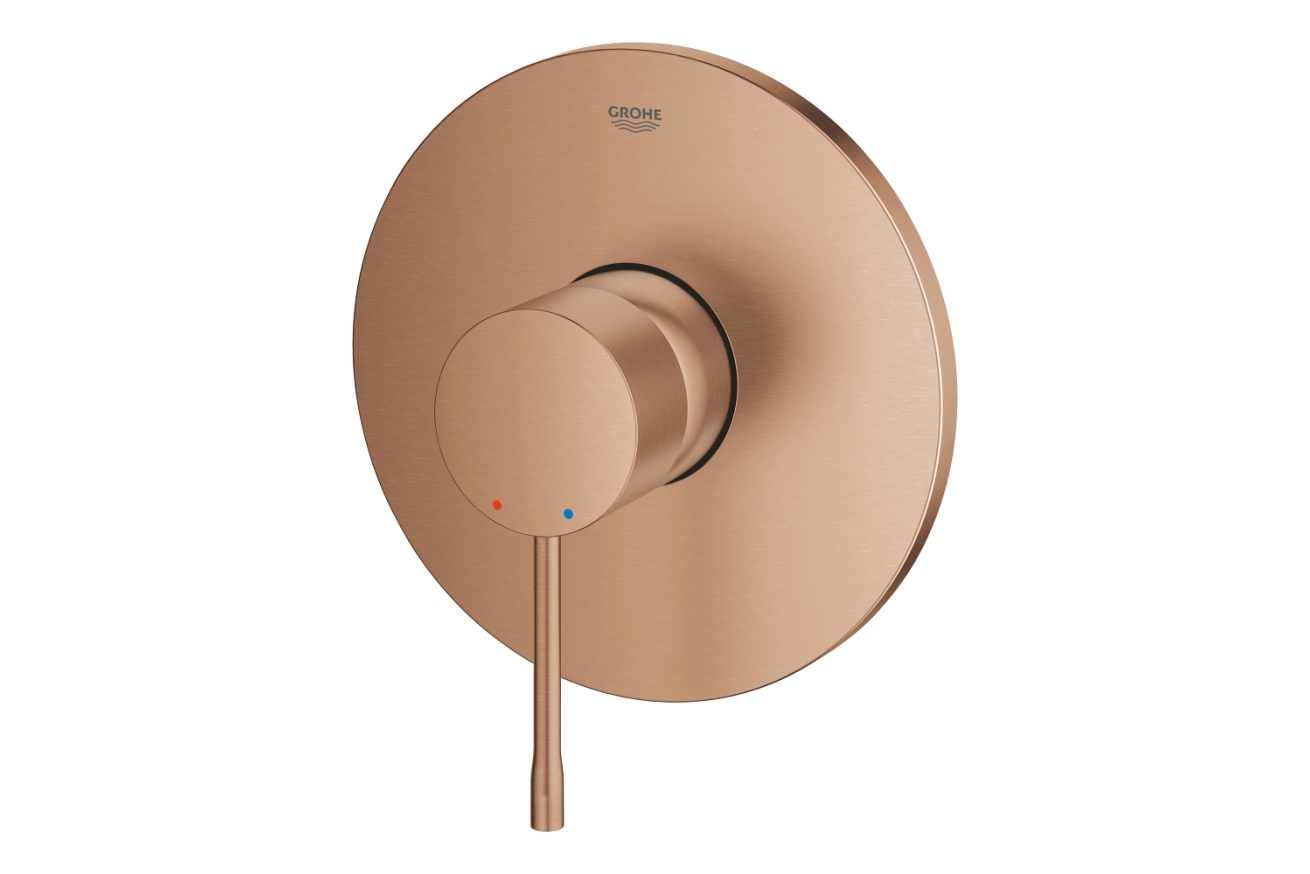 Внешняя часть смесителя для душа GROHE Essence скрытого монтажа, круглая, теплый закат матовый (24168DL1)