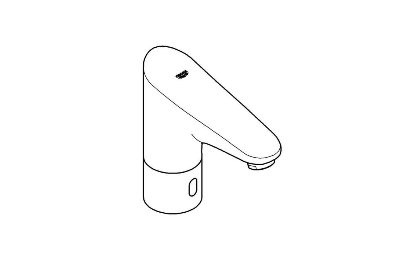 Кран для раковины GROHE Europlus E инфракрасный, без функции смешивания, хром (36016001)