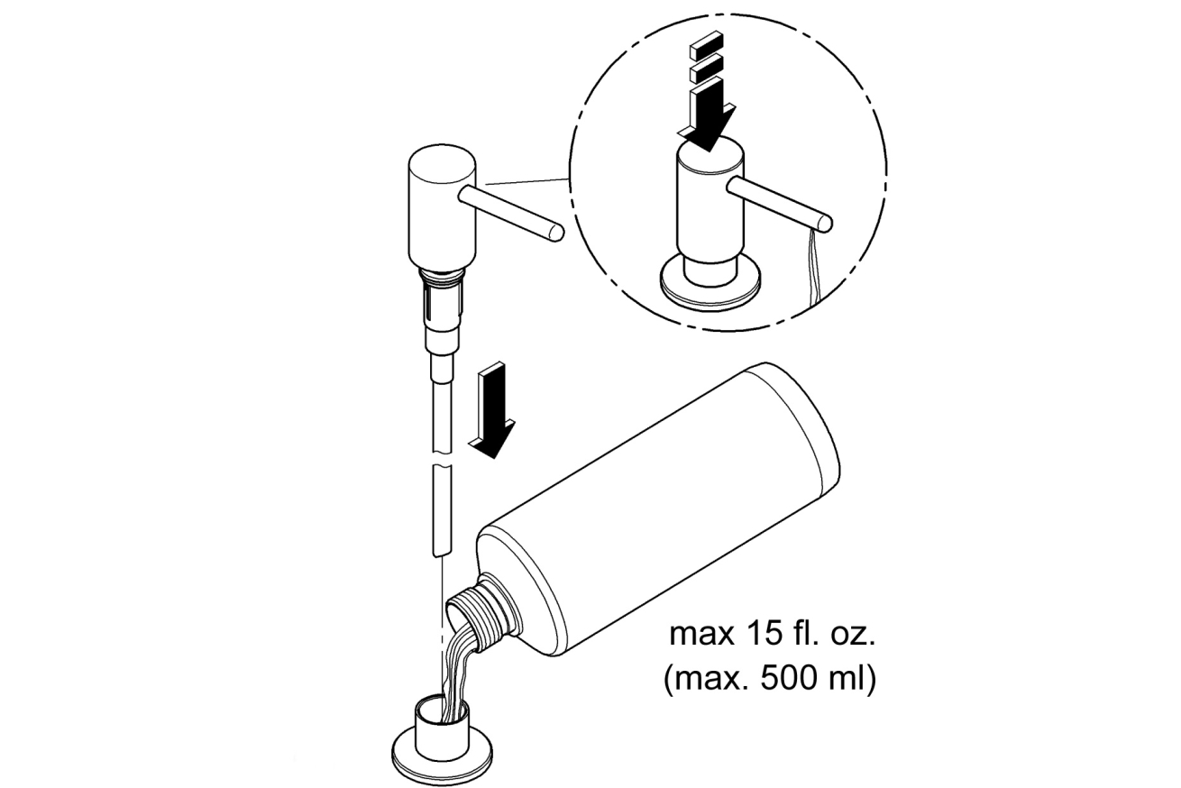 Дозатор жидкого мыла GROHE Contemporary, суперсталь, (40536DC0)