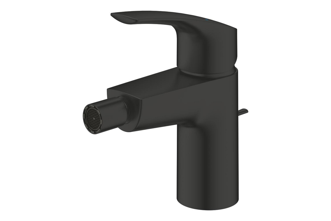 Смеситель для биде GROHE Eurosmart с донным клапаном, S-size, черный матовый (329292433)