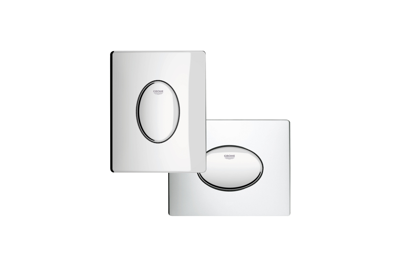 Панель смыва для унитаза GROHE Skate Air, 1 режим, хром (38565000)