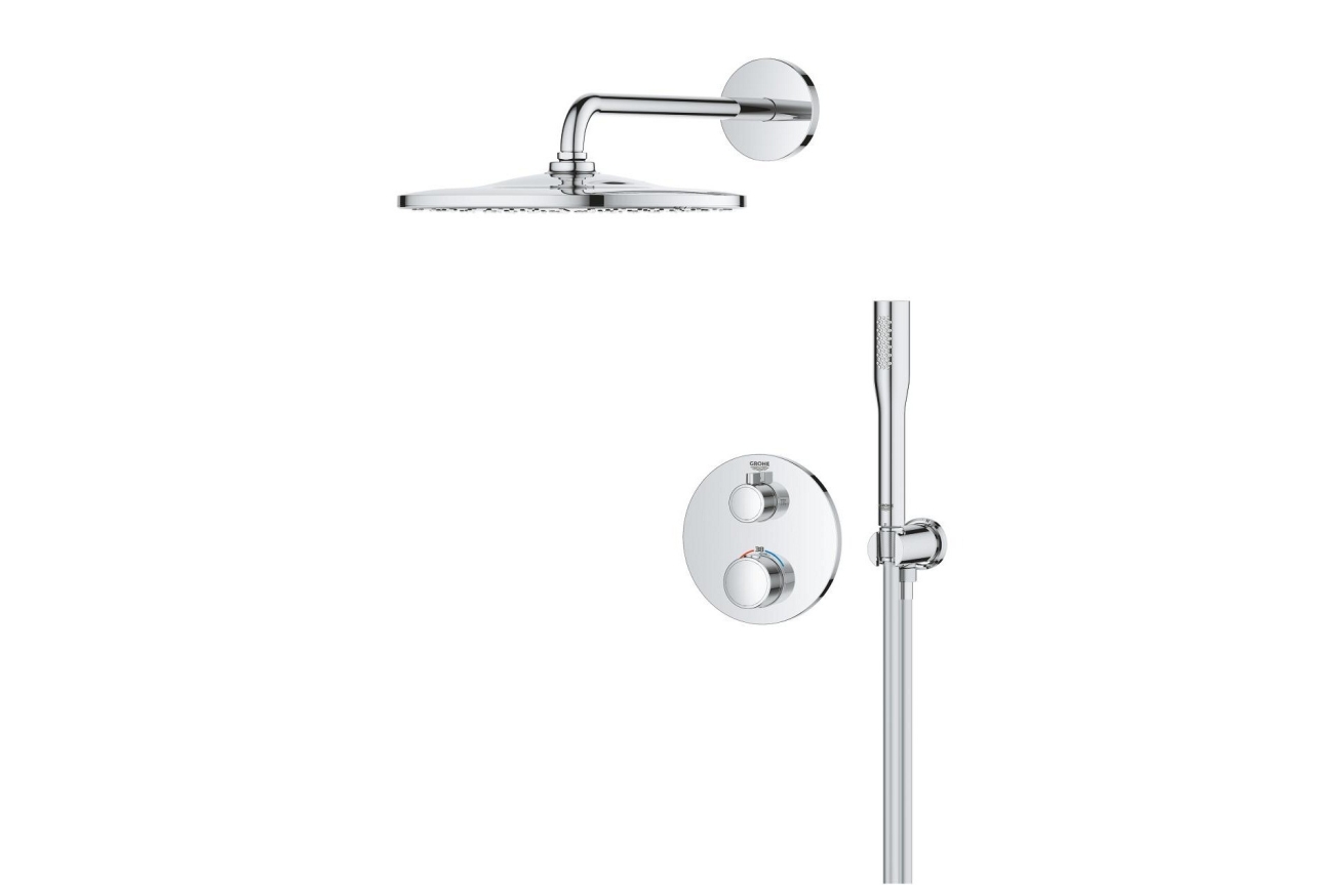 Душевая система GROHE Grontherm с термостатом для душа, хром (34869000)