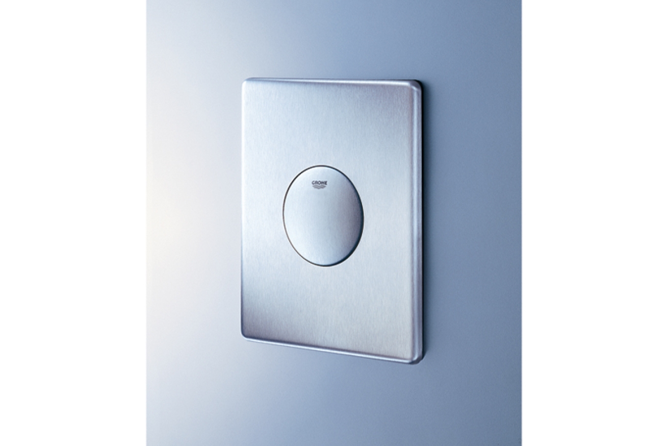 Панель смыва для унитаза GROHE Skate, 1 режим, нержавеющая сталь (38672SD0)
