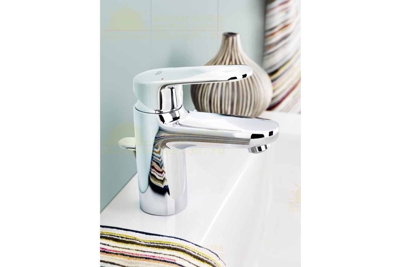 Смеситель для раковины GROHE Europlus, XS-size, хром (33156002)