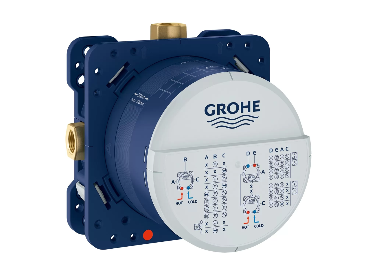 Набор для комплектации душа, с Tempesta 210, GROHE Grohtherm, хром, (34727000)