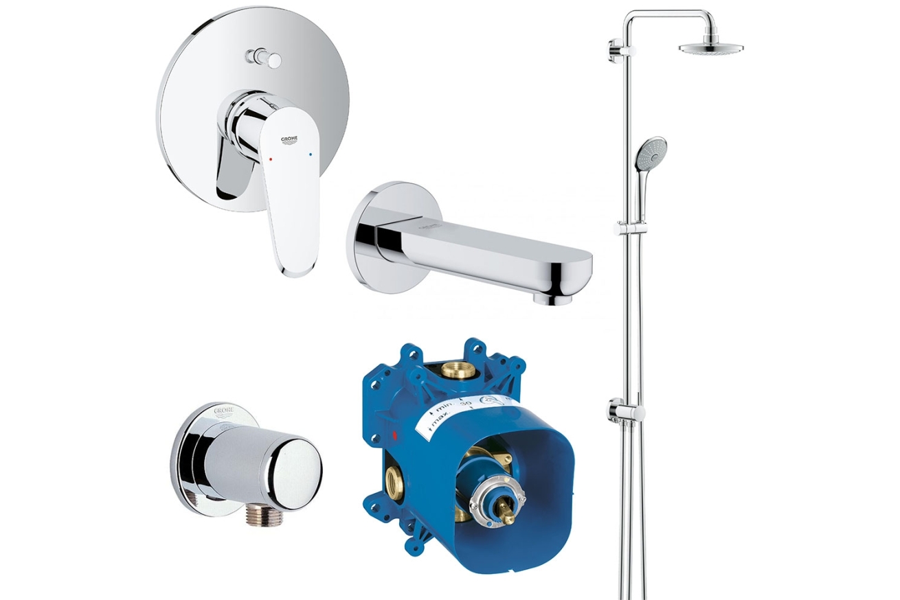 Готовый комплект для душа GROHE Eurodisc Cosmopolitan (NSB0063)