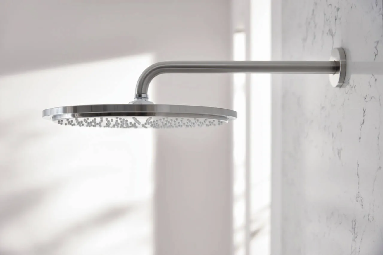 Верхний душ GROHE Rainshower Cosmopolitan 310, 8 л/мин, 1 режим, 380 мм, суперсталь (26066DC0)