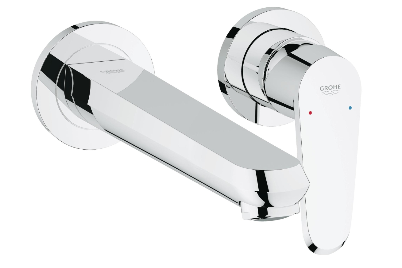 Внешняя часть смесителя для раковины GROHE Eurodisc Cosmopolitan на 2 отверстия, хром (19974002)