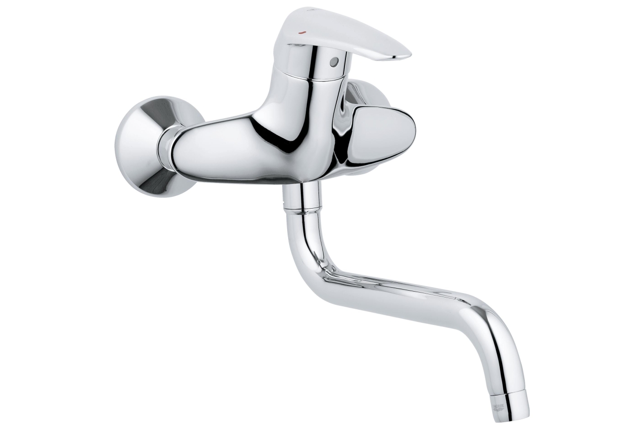 Смеситель для кухни GROHE Eurodisc, хром (33772001)