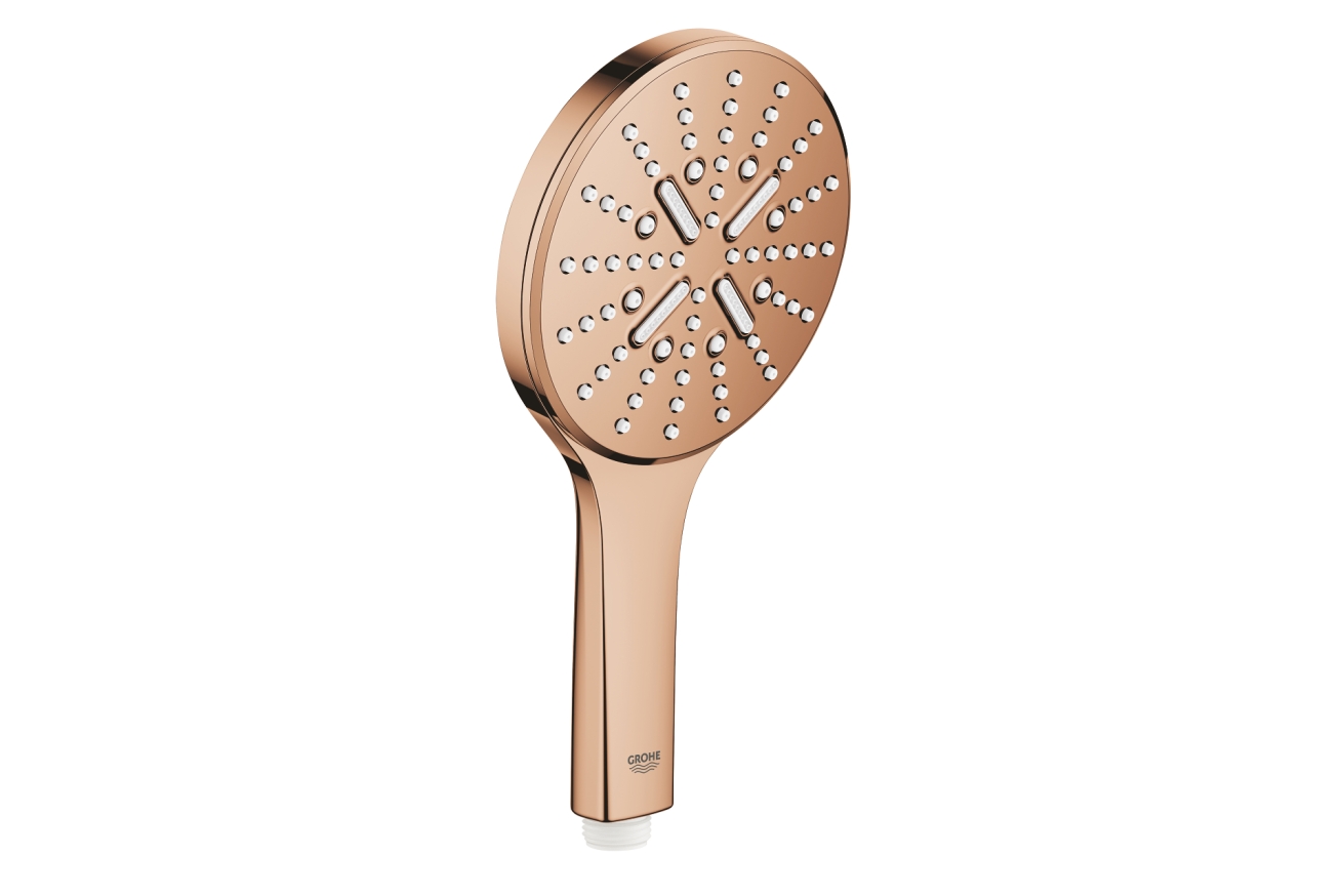 Ручной душ GROHE Rainshower SmartActive 130, 3 режима, теплый закат глянец (26574DA0)