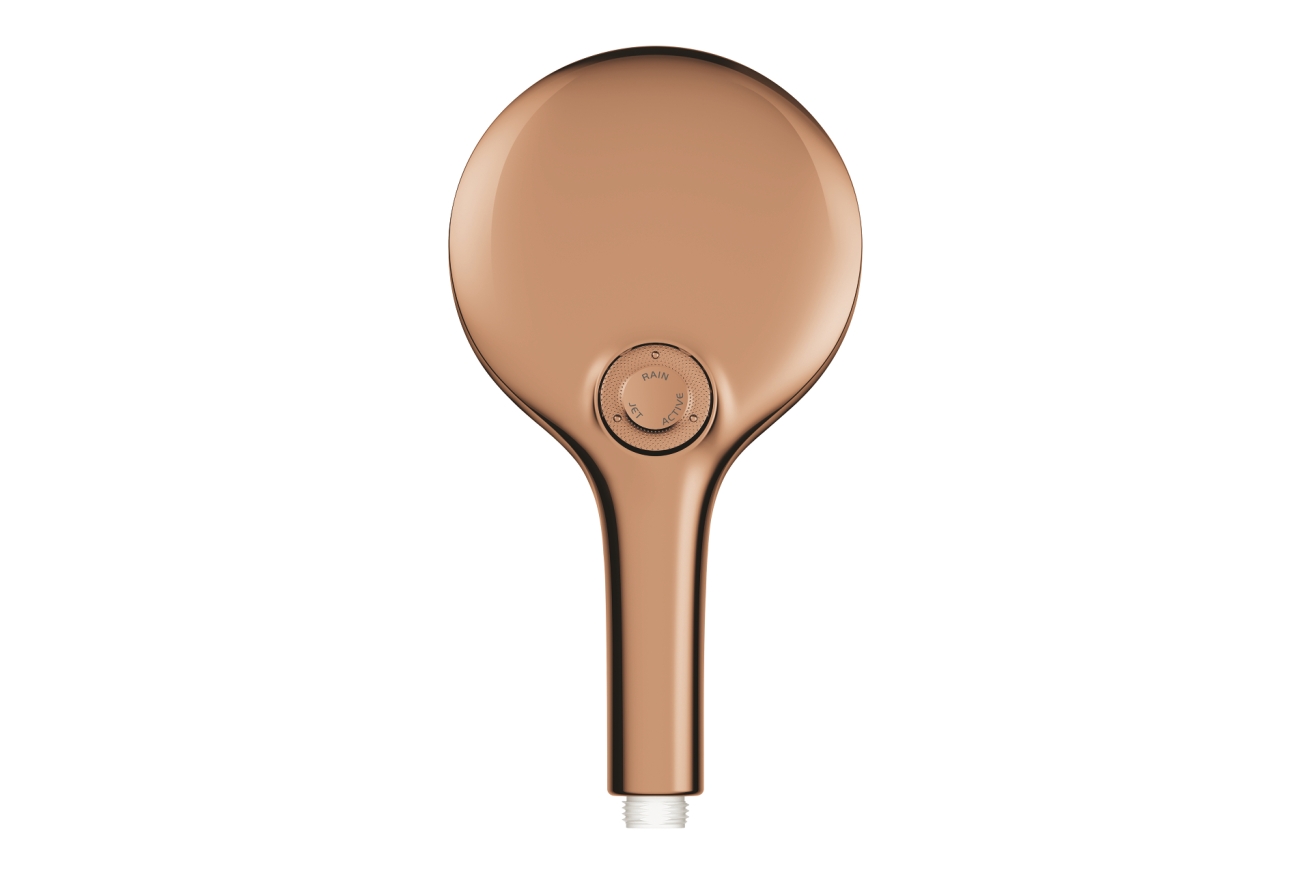 Ручной душ GROHE Rainshower SmartActive 130, 3 режима, теплый закат глянец (26574DA0)