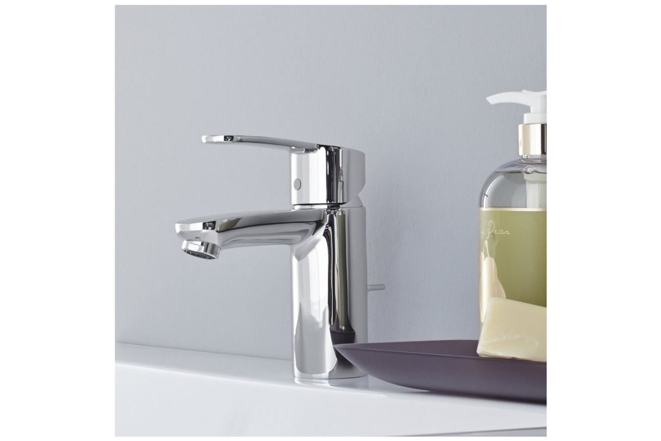 Смеситель для раковины GROHE Europlus с донным клапаном, хром (32612002)