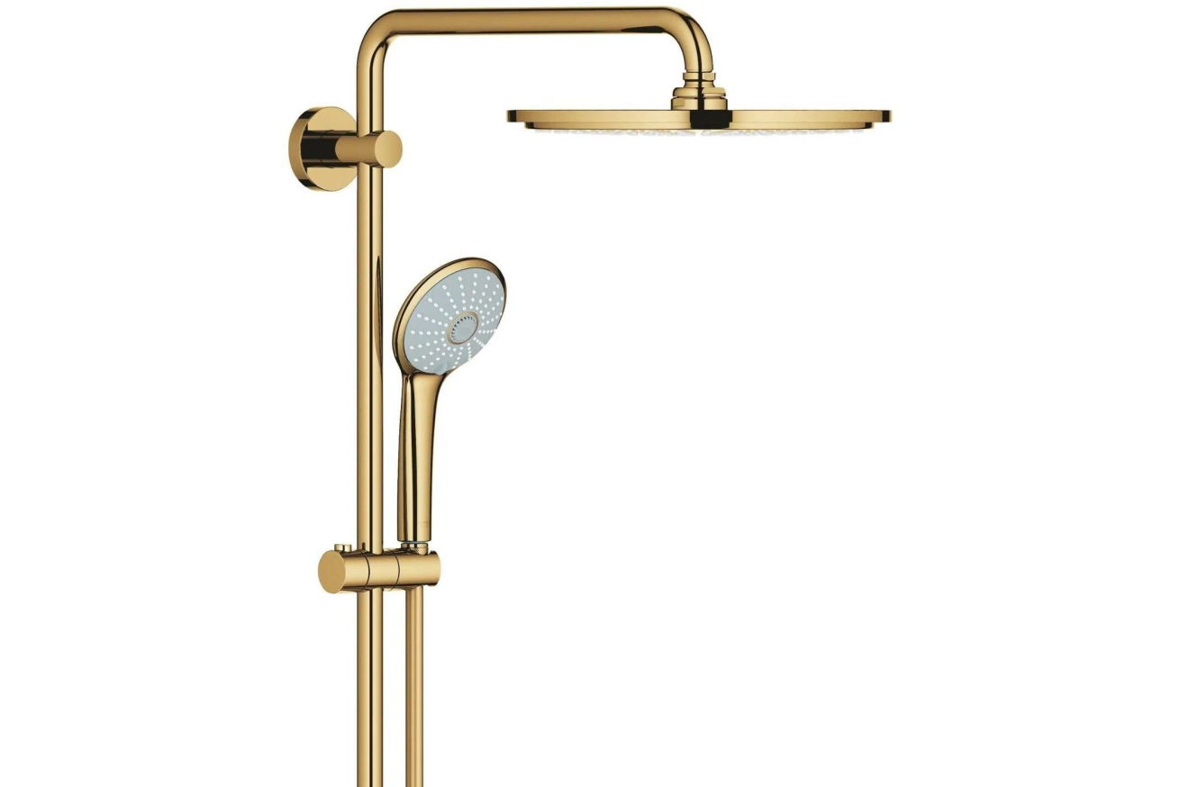 Душевая система GROHE Euphoria System 310 с термостатом для душа, холодный рассвет глянец (26075GL0)