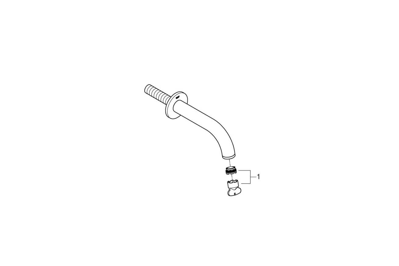 Излив для ванны GROHE Atrio, хром (13139003)